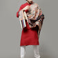 Weavers Villa Men's Acro Wool Blend Digital Print Design Woven Shawl
