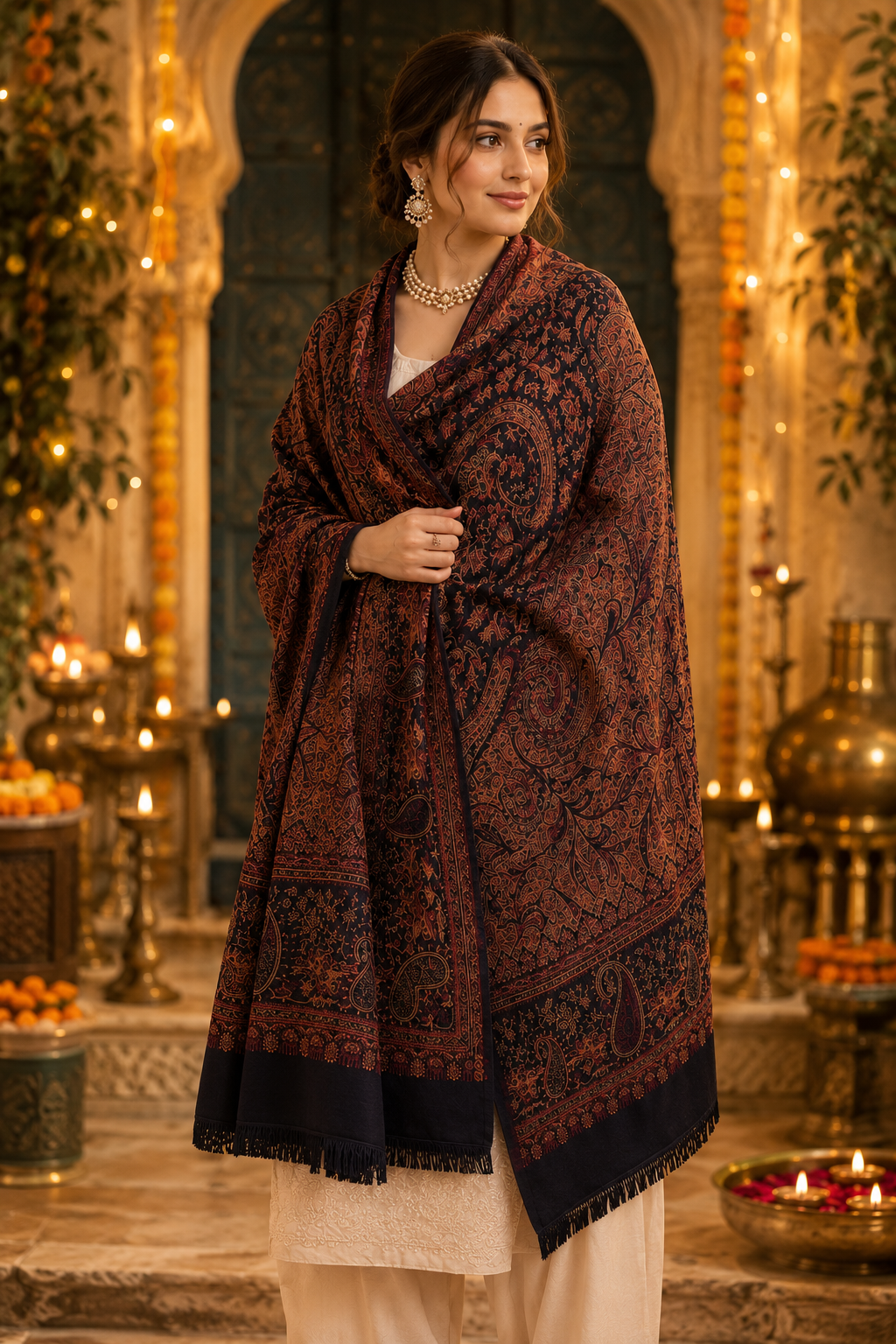 Pashmina Wool Shawl for Women with Premium Gift Box | Soft Winter Wrap | Perfect Birthday & Festive Gift