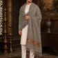 Men's Kullu Border Woven Cashmilon Shawl