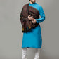 Men's Kalamkari Design Woven Acro Wool Blend Gents Shawl