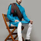 Men's Kalamkari Design Woven Acro Wool Blend Gents Shawl
