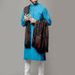 Men's Kalamkari Design Woven Acro Wool Blend Gents Shawl