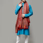 Men's Kalamkari Design Woven Acro Wool Blend Gents Shawl