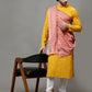 Men's Kalamkari Design Woven Acro Wool Blend Gents Shawl