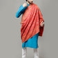 Men's Kalamkari Design Woven Acro Wool Blend Gents Shawl