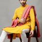 Men's Kalamkari Design Woven Acro Wool Blend Gents Shawl