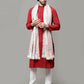 Men's Kalamkari Design Woven Acro Wool Blend Gents Shawl