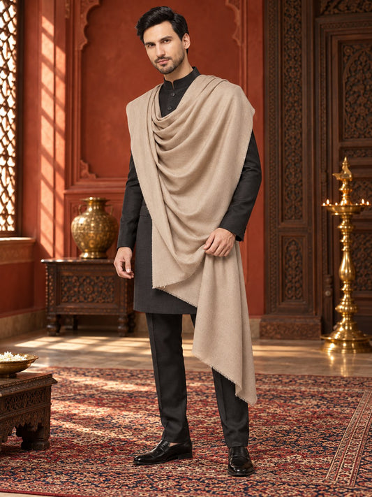 lightgrey plain wool men's lohi, premium royal heritage portrait