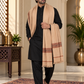 Weavers Villa Men's Poly Wool Kullu Border Lohi Shawl
