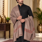 Weavers Villa Men's Poly Wool Kullu Border Lohi Shawl