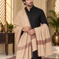 Weavers Villa Men's Poly Wool Kullu Border Lohi Shawl