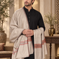 Weavers Villa Men's Poly Wool Kullu Border Lohi Shawl