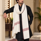 Weavers Villa Men's Poly Wool Kullu Border Lohi Shawl