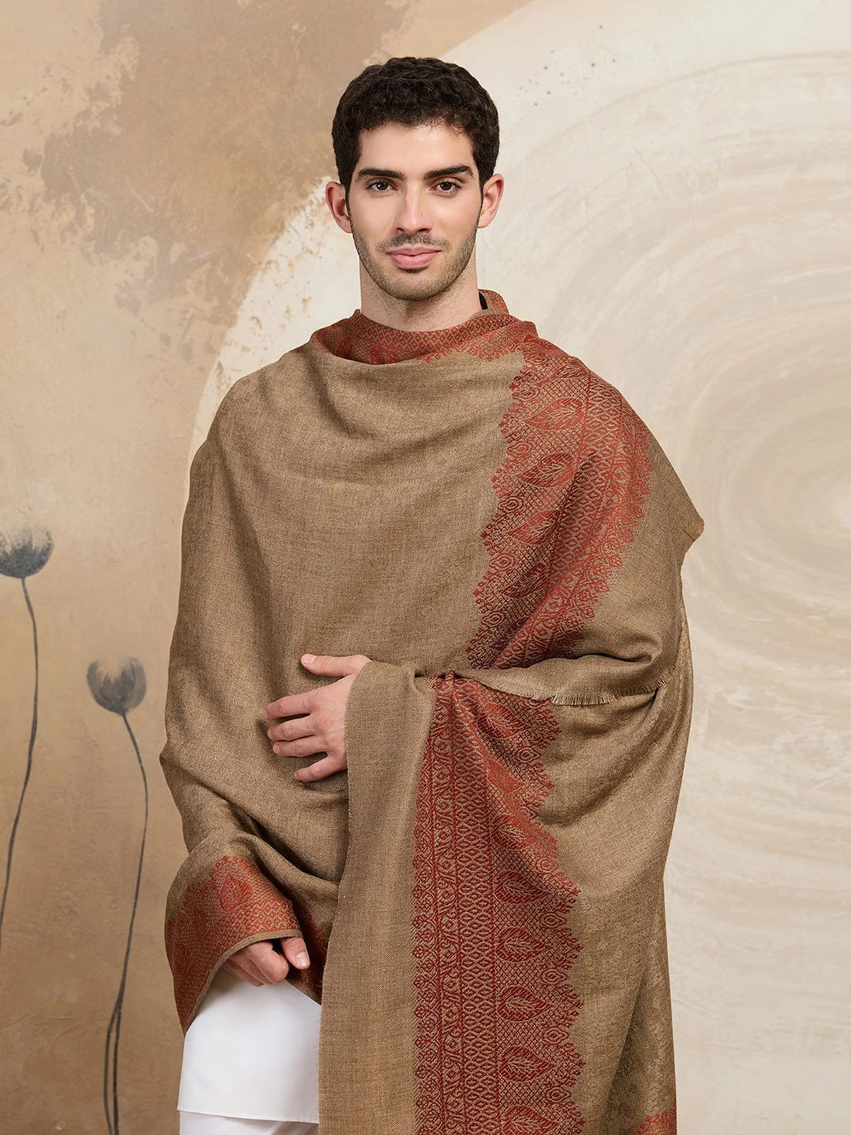Weavers Villa Men's Woolen Lohi/Shawl,  112cm x 225cm