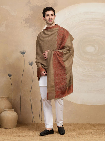 Weavers Villa Men's Woolen Lohi/Shawl,  112cm x 225cm