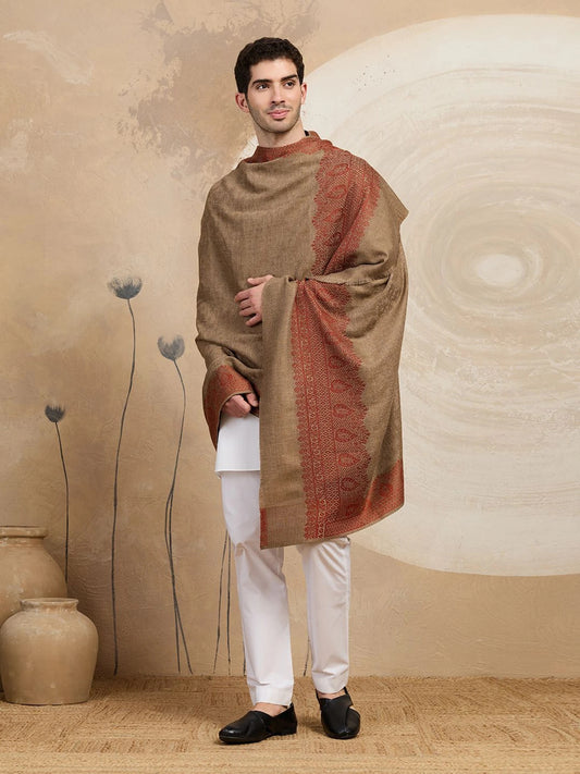 Weavers Villa Men's Woolen Lohi/Shawl,  112cm x 225cm