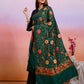 Weavers Villa Designer Acrylic Kashmiri Shawl Embroidery Stole, 70cm x 200cm