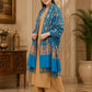 Weavers Villa Designer Acrylic Kashmiri Shawl Embroidery Stole, 70cm x 200cm