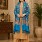 Weavers Villa Designer Acrylic Kashmiri Shawl Embroidery Stole, 70cm x 200cm