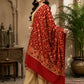 Weavers Villa Designer Acrylic Kashmiri Shawl Embroidery Stole, 70cm x 200cm