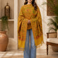 Weavers Villa Designer Acrylic Kashmiri Shawl Embroidery Stole, 70cm x 200cm