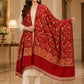 Weavers Villa Designer Acrylic Kashmiri Shawl Embroidery Stole, 70cm x 200cm