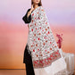 Weavers Villa Designer Acrylic Kashmiri Shawl Embroidery Stole, 70cm x 200cm