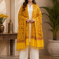 Weavers Villa Designer Acrylic Kashmiri Shawl Embroidery Stole, 70cm x 200cm
