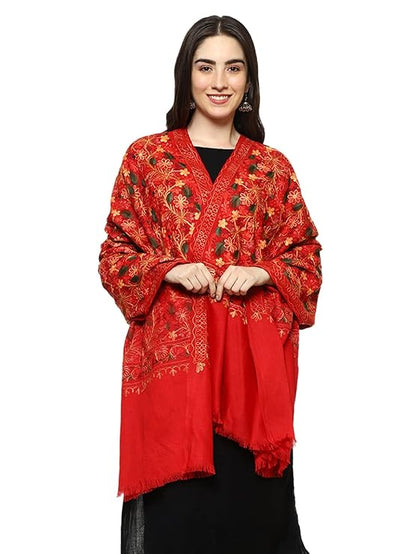 Women Aari Embroidered Shawl