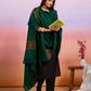 Weavers Villa Women's Kullu Design Woven Shawl
