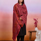 Weavers Villa Women's Kullu Design Woven Shawl
