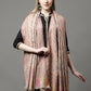 Women White Woven Shawl