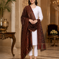 Weavers Villa Women’s Wool Blend Shawl – Lightweight, Warm & Stylish, 100 × 200 CM