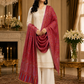 Weavers Villa Women’s Wool Blend Shawl – Lightweight, Warm & Stylish, 100 × 200 CM
