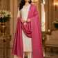Weavers Villa Women’s Wool Blend Shawl – Lightweight, Warm & Stylish, 100 × 200 CM