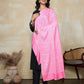 Weavers Villa Women's Viscose Stole – Soft Lightweight Paisley Jaal Design Stole Shawl Wrap Dupatta Scarf for All Seasons, 70cm x 200cm