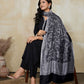 Weavers Villa Women's Viscose Stole – Soft Lightweight Paisley Jaal Design Stole Shawl Wrap Dupatta Scarf for All Seasons, Sun Protection for girls, 70cm x 200cm