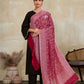 Weavers Villa Women's Viscose Stole – Soft Lightweight Paisley Jaal Design Stole Shawl Wrap Dupatta Scarf for All Seasons, Sun Protection for girls, 70cm x 200cm