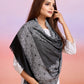 Weavers Villa Women's Viscose Stole – Soft Lightweight Intricate Border Design Stole Shawl Wrap Dupatta Scarf for All Seasons, Sun Protection for girls, 70cm x 200cm