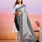 Weavers Villa Women's Viscose Stole – Soft Lightweight Intricate Border Design Stole Shawl Wrap Dupatta Scarf for All Seasons, Sun Protection for girls, 70cm x 200cm
