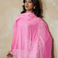 Weavers Villa Women's Viscose Stole – Soft Lightweight Intricate Border Design Stole Shawl Wrap Dupatta Scarf for All Seasons, Sun Protection for girls, 70cm x 200cm