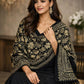 Women Jacquard Pashmina Feel Stole | Floral Border Design | Soft Winter Shawl with Tassels | College wear stoles, Travel wrap for Girls/Ladies