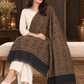 Weavers Villa Women Paisley Woven Stole Soft & Cozy, Lightweight Warmth, Versatile Festive Styling, Reversible Shawl, Viscose Shawl