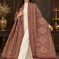 Weavers Villa Ornate Paisley Woven Stole with Elegant Border For Women Soft & Cozy, Lightweight Warmth, Versatile Festive Styling, Reversible Shawl, Viscose Shawl