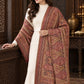 Weavers Villa Ornate Paisley Woven Stole with Elegant Border For Women Soft & Cozy, Lightweight Warmth, Versatile Festive Styling, Reversible Shawl, Viscose Shawl
