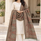 Weavers Villa Ornate Paisley Woven Stole with Elegant Border For Women Soft & Cozy, Lightweight Warmth, Versatile Festive Styling, Reversible Shawl, Viscose Shawl