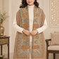 Weavers Villa Ornate Paisley Woven Stole with Elegant Border For Women Soft & Cozy, Lightweight Warmth, Versatile Festive Styling, Reversible Shawl, Viscose Shawl