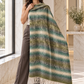 Weavers Villa Abstract Striped Woven Shawl with Fringe Finish For Women Soft Textured Feel, Lightweight Comfort , Easy Layering, Versatile Everyday Styling