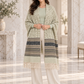 Weavers Villa Geometric Diamond Woven Shawl with Striped Border and Fringe For Women Soft Textured Feel, Lightweight Comfort , Easy Layering, Versatile Everyday Styling