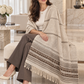 Weavers Villa Minimal Striped Woven Shawl with Fringe Finish For Women Soft Textured Feel, Lightweight Comfort , Easy Layering, Versatile Everyday Styling